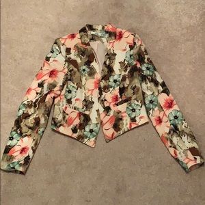 Flowery blazer